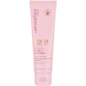 Loțiune multifuncțională Lee Stafford Coco Loco 11-in-1 – Hidratare, protecție termică și strălucire pentru toate tipurile de păr, 100 ml